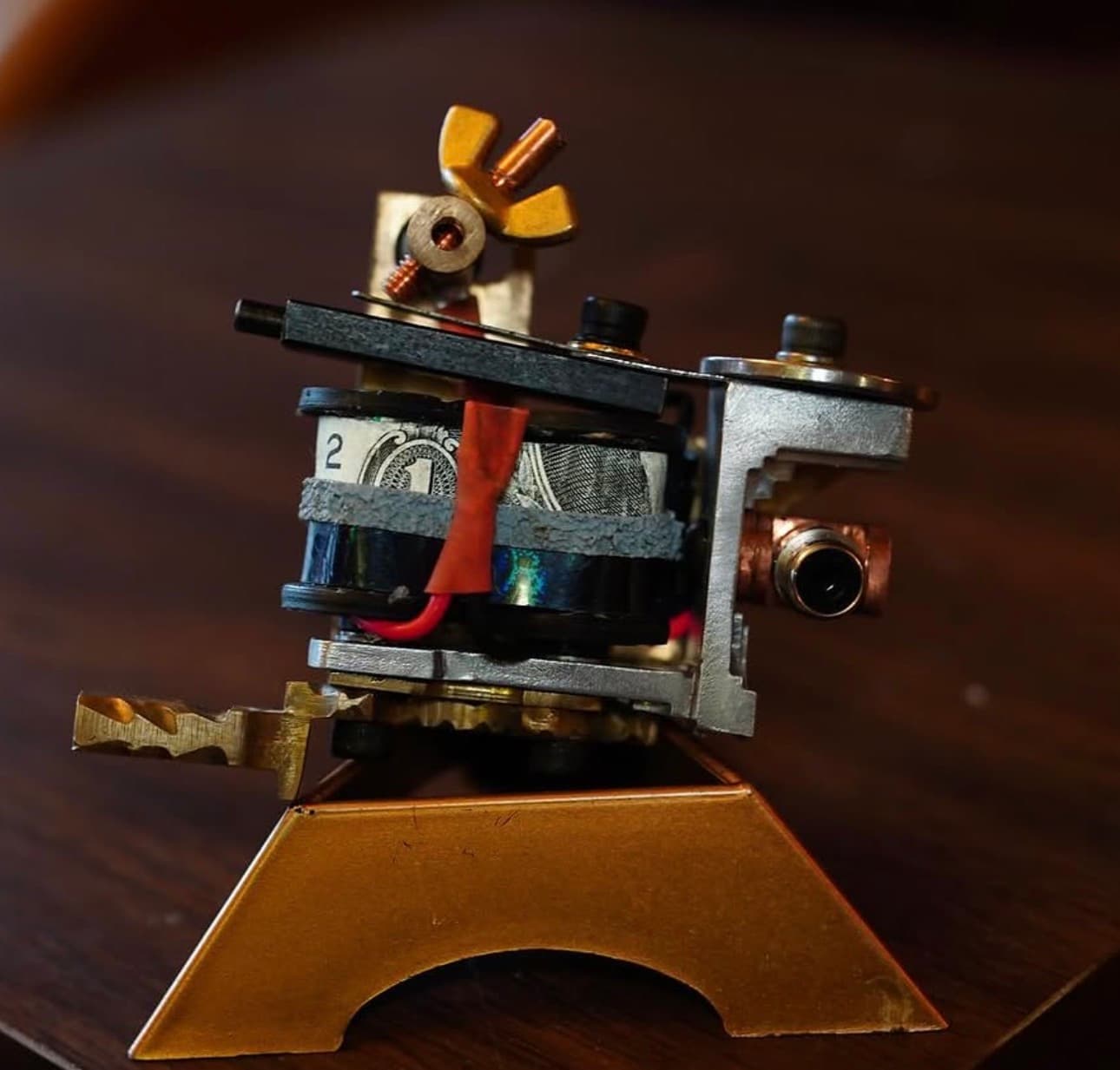 Hand-built Koller Iron — top-down workshop