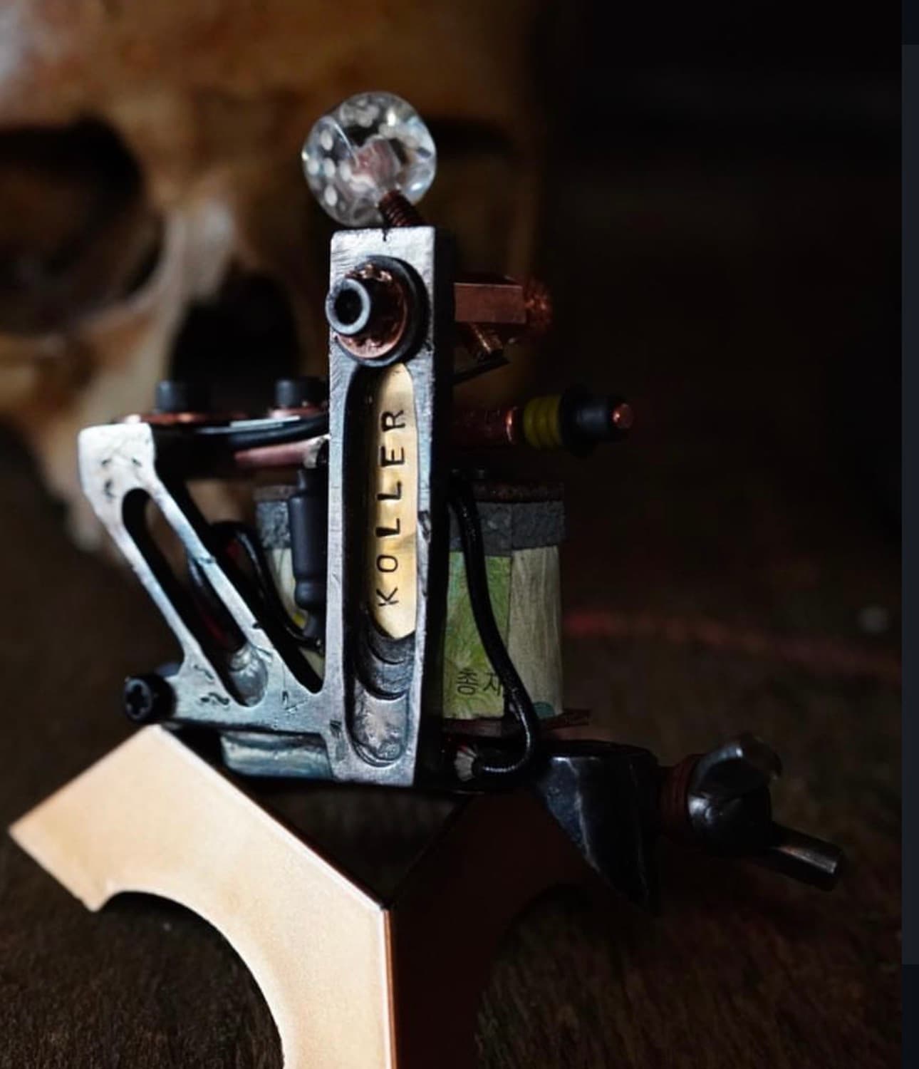 Hand-built Koller Iron — KOLLER brass plate
